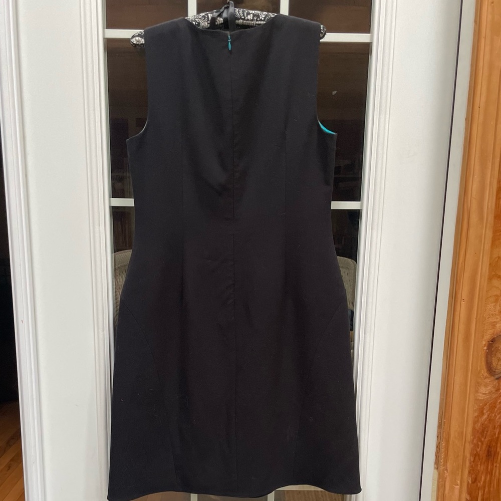 Black Elie Tahari Tera Dress women size 12 - Picture 4 of 14